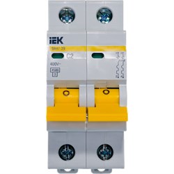 Автомат IEK ВА47-29 2п, C, 2А, 4.5кА - фото 13530881