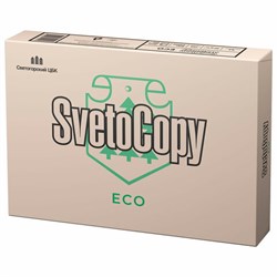 Бумага офисная А4, 80 г/м2, 500 л., SVETOCOPY ECO, белизна 60%, Россия - фото 13548422