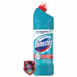 Чистящее средство 1 л, DOMESTOS (Доместос) "Свежесть Атлантики", с отбеливающим эффектом - фото 13552433