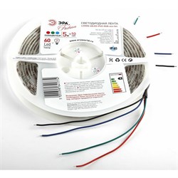 Светодиодная лента ЭРА LS5050-60LED-IP65-RGB-eco-5m - фото 13558182