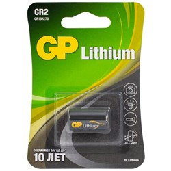 Батарейка GP Lithium CR2E, литиевая, 1 шт., блистер, 3В, CR2E-2CR1 - фото 13562842