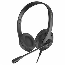 Наушники с микрофоном (гарнитура) A4TECH Fstyler FH100U, проводные, 2 м, USB, черные, 1774509 - фото 13563128