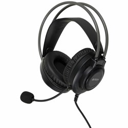 Наушники с микрофоном (гарнитура) A4TECH Fstyler FH200U, проводные, 2 м, USB, серые, 1431333 - фото 13563131