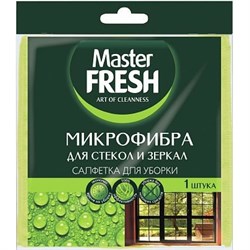 Салфетка для стекол Master Fresh 218344 - фото 13567294