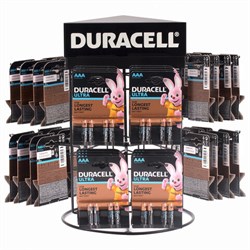 Дисплей для размещения товара настольный поворотный DURACELL, 2х2х3 крючка, 70000269 - фото 13590011