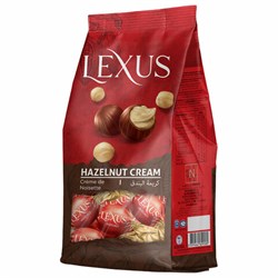 Конфеты шоколадные LEXUS &quot;Hazelnut&quot;, с молочным шоколадом и ореховым кремом, 200 г, ТУРЦИЯ, 1412