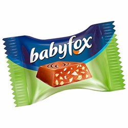 Конфеты шоколадные BABYFOX "Mini" с фундуком в молочном шоколаде, 500 г, КЕК806 - фото 13591631