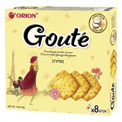 Печенье ORION "GOUTE" затяжное, 144 г, О0000011959 - фото 13591718