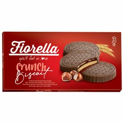 Печенье FIORELLA &quot;Crunch Biscuit&quot; в молочном шоколаде с ореховым кремом, 67,5 г, ТУРЦИЯ, 1377