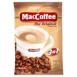 Кофе растворимый порционный MacCoffee "3 в 1 Оригинал", КОМПЛЕКТ 50 пакетиков по 20 г, 100101 - фото 13592691