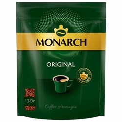 Кофе растворимый MONARCH "Original" 130 г, сублимированный, 4091471 - фото 13592745