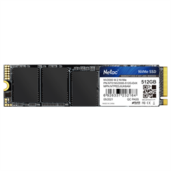 Твердотельный накопитель Netac NV2000 PCIe 3 x4 M.2 2280 NVMe 3D NAND SSD 512GB, R/W up to 2500/1950MB/s 5Y - фото 13596421