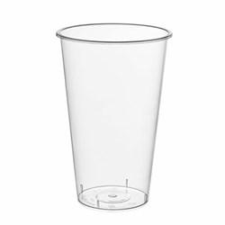 Стакан одноразовый пластиковый, прозрачный, сверхплотный, 500 мл, &quot;Bubble Cup&quot;, ВЗЛП, 1021ГП
