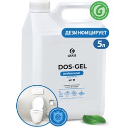 Средство для уборки санитарных помещений 5,3 кг GRASS DOS GEL, дезинфицирующее, концентрат, 125240 - фото 13602020