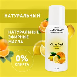 Сменный баллон аэрозольный 75 мл (аналог TORK, Система А1) AMBER AIR "Цитрусовый фреш", 2257 - фото 13602062