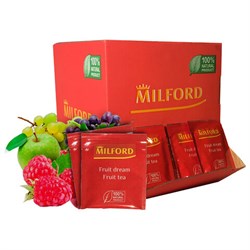 Чай MILFORD "Fruit Dream" фруктовый, 200 пакетиков в конвертах по 1,75 г, 7025 РК - фото 13607792