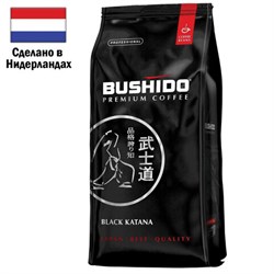 Кофе в зернах BUSHIDO &quot;Black Katana&quot; 1 кг, арабика 100%, НИДЕРЛАНДЫ, BU10004008