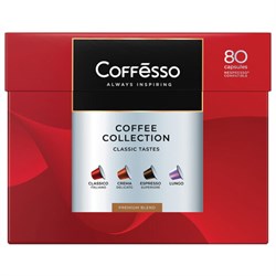 Кофе в капсулах 80 порций "Ассорти 4 вкусов" для Nespresso, COFFESSO, 101740 - фото 13607833