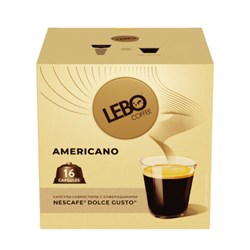 Кофе в капсулах LEBO "Americano" для кофемашин Dolce Gusto, 16 порций - фото 13607932