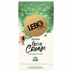 Кофе в капсулах LEBO "Irish Cream" для кофемашин Nespresso, 10 порций - фото 13607936