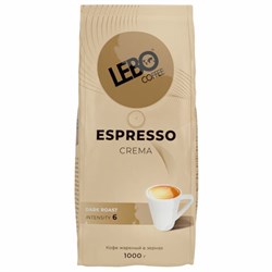 Кофе в зернах LEBO "Espresso Crema" 1 кг - фото 13607941