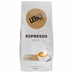 Кофе в зернах LEBO "Espresso Milky" 1 кг - фото 13607942