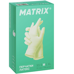 Перчатки Matrix Mild Touch Latex (50 пар) - фото 13608077