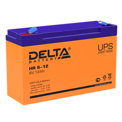 Аккумуляторная батарея DELTA BATTERY HR 6-12 - фото 13634558