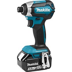 Аккумуляторный ударный бесщеточный шуруповерт MAKITA DTD153RT - фото 13636552