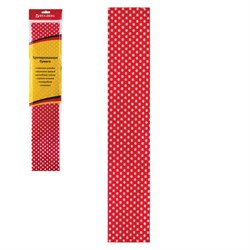 Бумага гофрированная/креповая, 22 г/м2, 50х200 см, горошек, в рулоне, BRAUBERG, 127938 - фото 13642613