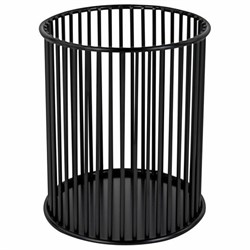 Органайзер-стаканчик для косметики и мелочей MONTE VITA (МОНТЕ ВИТА), металлический, 100х80 мм, черный, 272485 - фото 13643720