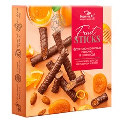 Конфеты шоколадные &quot;Fruit Sticks&quot; с курагой и миндалем, 175 г, БЕРЕСТОВ А.С., УТ-00031674