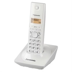 Радиотелефон PANASONIC KX-TG1711RUW, память на 50 номеров, АОН, повтор, часы /будильник (радиус 10-100 м), цвет белый - фото 13649895