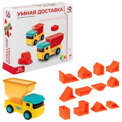 Настольная логическая игра IQ ТРЕНИНГ "Умная доставка", 1TOY, Т25480 - фото 13652416