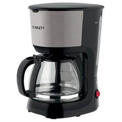 Кофеварка капельная SCARLETT SC-CM33011, 750 Вт, объем 1,25 л, подогрев, пластик, черный - фото 13666241
