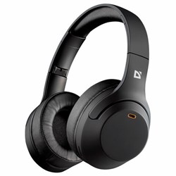 Наушники с микрофоном (гарнитура) DEFENDER FreeMotion B690, Bluetooth, беспроводные, черные, 63690 - фото 13666301