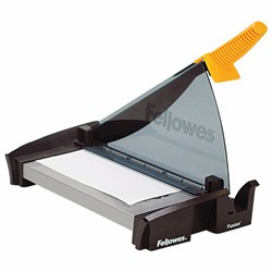 Резак сабельный FELLOWES FUSION A4, на 10 л., длина реза 320 мм, пластиковый защитный экран, FS-54108 - фото 13666326