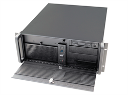 RMC-4S, 4U, up to 12”(W) x 10,5”(D) ATX, External : 3 x 5.25”, 1 x 3.5” , Internal: 2 x 3.5”, Front: 2xUSB 3.0, 2x 90x25mm fan, 7xFH add-on slot, no PSU, no rail, w/ steel door, black, non-logo double carton - фото 13673023