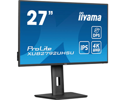 Монитор LCD 27'' 16:9 3840x2160(UHD 4K) IPS, 60 Hz, 350 cd/m2, H178°/V178°, 1300:1, 80M:1, 16.7M, 4ms, HDMI, DP, USB-Hub, Height adj, Pivot, Tilt, Swivel, Speakers, 3Y, Black - фото 13673120