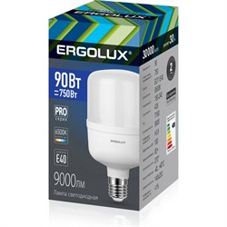 Светодиодная лампа Ergolux LED-HW-90W-E40-6K серия PRO - фото 13678698