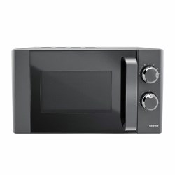 Микроволновая печь CENTEK CT-1583, объем 20 л, мощность 700 Вт, механическое управление, черная, CT-1583 Gray - фото 13681281