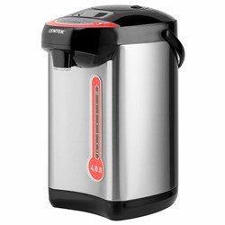 Термопот на 4 литра 3 режима подачи воды CENTEK CT-0081, 850 Вт, 1 температурный режим, пластик/сталь, черный, CT-0081 Black - фото 13681287