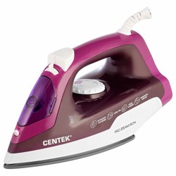 Утюг CENTEK CT-2348, 1800 Вт, антипригарное покрытие, антикапля, антинакипь, фиолетовый, CT-2348 VIOLET - фото 13681293