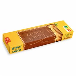 Печенье сливочное LEIBNIZ "Choco" в молочном шоколаде 125 г, ГЕРМАНИЯ - фото 13681474