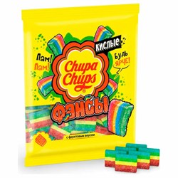 Мармелад жевательный CHUPA CHUPS (Чупа-Чупс) "Кислые фансы", 70 г, пакет - фото 13681480