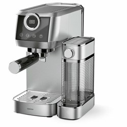 Кофеварка рожковая CENTEK CT-1170, 1350 Вт, объем 1,3 л, 20 бар, автоматический капучинатор, серая - фото 13687023