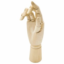 Манекен художественный "РУКА" правая, высота 18 см, дерево, BRAUBERG ART CLASSIC, 192515 - фото 13694919