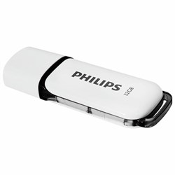 Флеш-диск 32 GB PHILIPS SNOW, разъем USB 2.0, черный, FM32FD70B/97 - фото 13695265