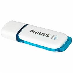 Флеш-диск 16 GB PHILIPS SNOW, разъем USB 3.0, синий, FM16FD75B/97 - фото 13695269