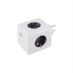 Разветвитель ROCKETSOCKET Cube Original 4 Euro - фото 13696160